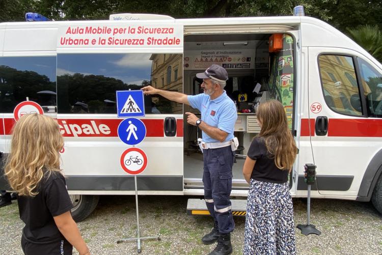 Aula mobile Polizia Municipale