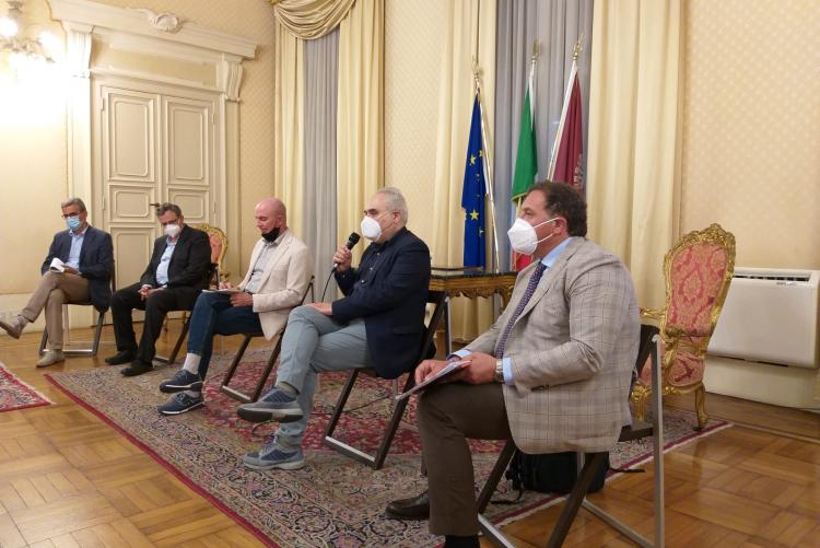 Foto presentazione in Sala delle Cerimonie delle linee guida del bando