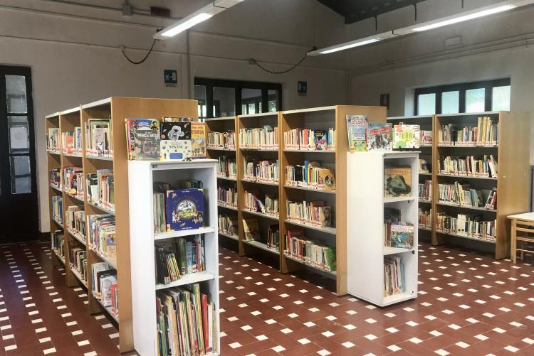 nella foto, un interno della Biblioteca dei Ragazzi