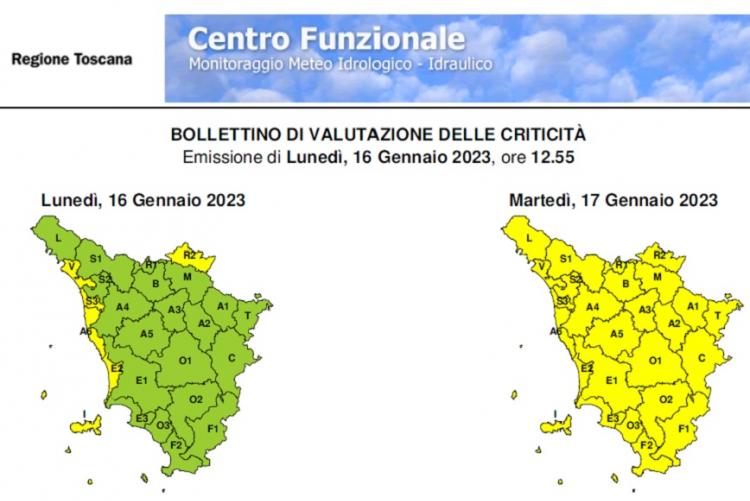 Il bollettino del 16 gennaio