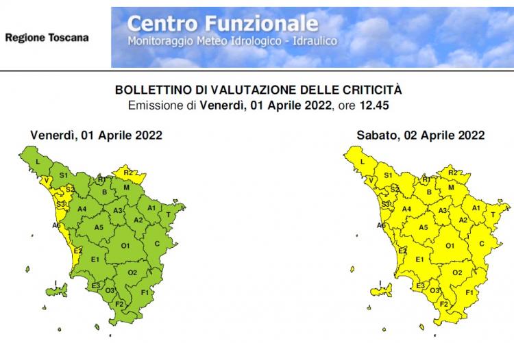 Il bollettino del 1° aprile