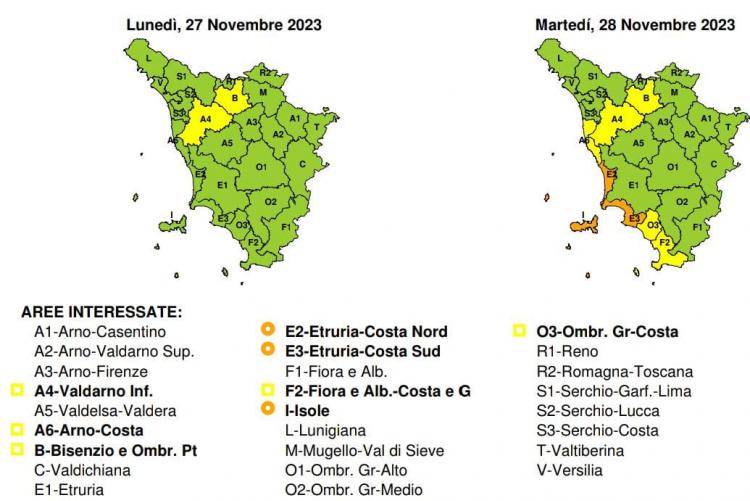 Il bollettino del 27 novembre