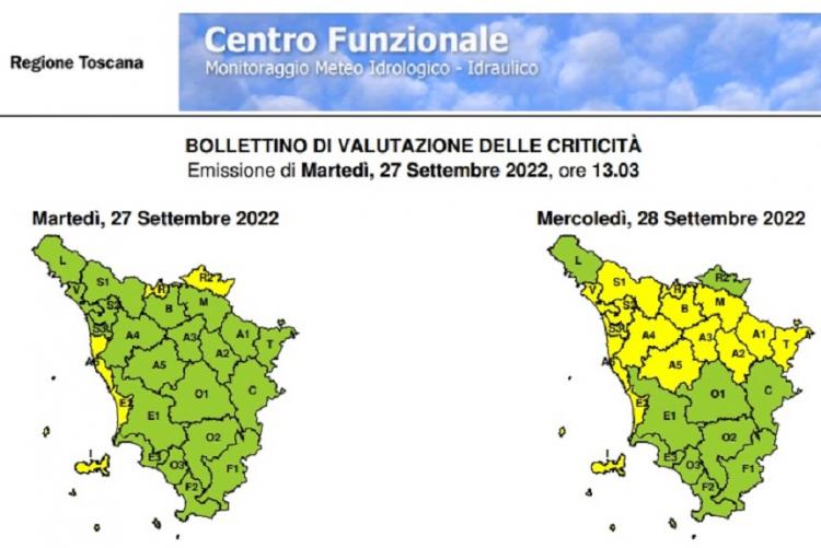 Il bollettino del 27 settembre