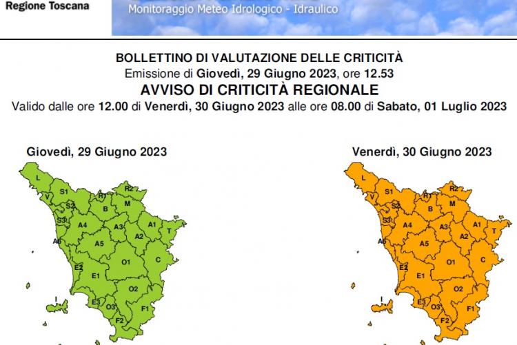 Il bollettino del 29 giugno 