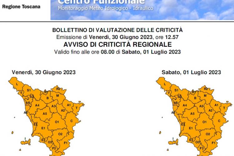 Il bollettino del 30 giugno