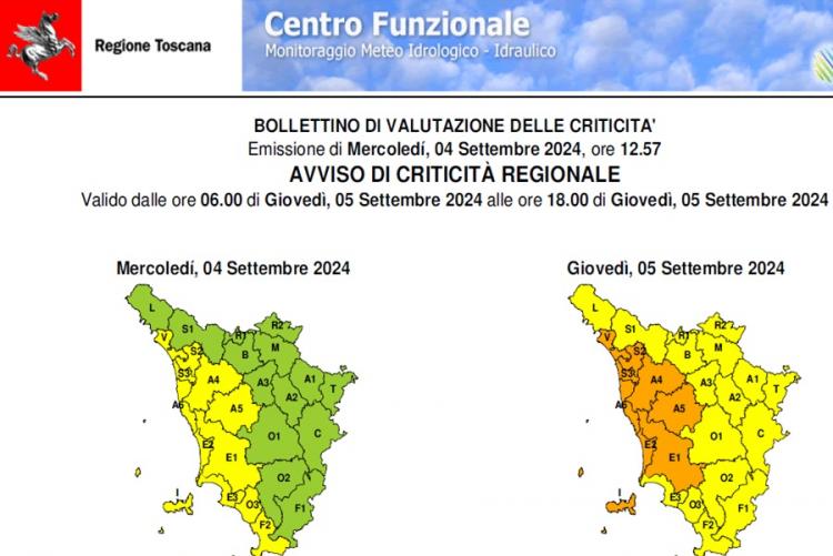 Il bollettino del 4 settembre 