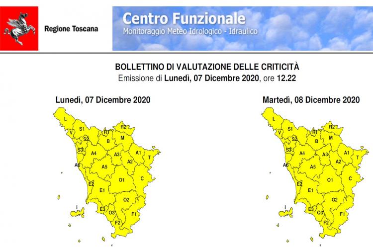 Il bollettino del 7 dicembre