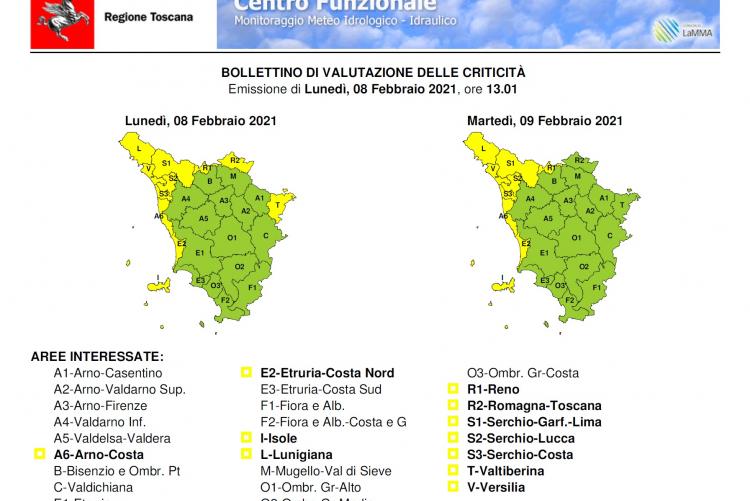 Bollettino dell'8 febbraio