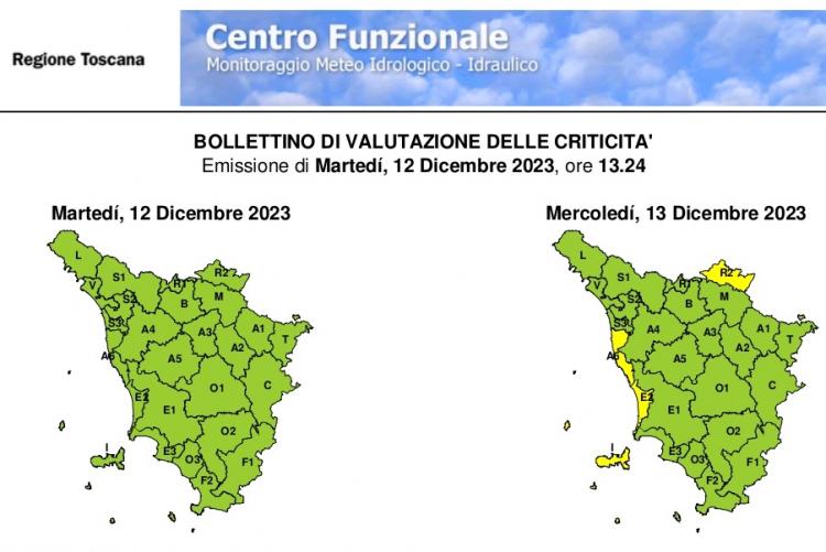 Il bollettino del 12 dicembre