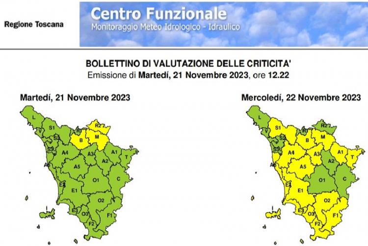 Il bollettino del 21 novembre