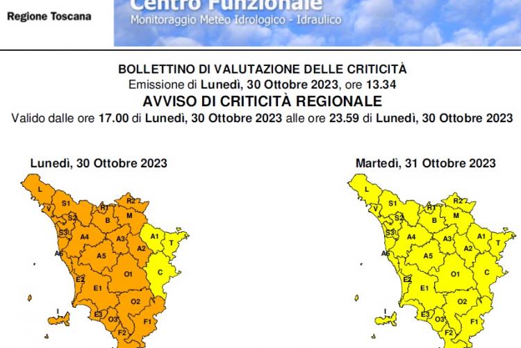 Il bollettino del 30 ottobre