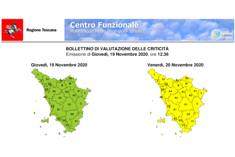 immagine grafica del bollettino meteo