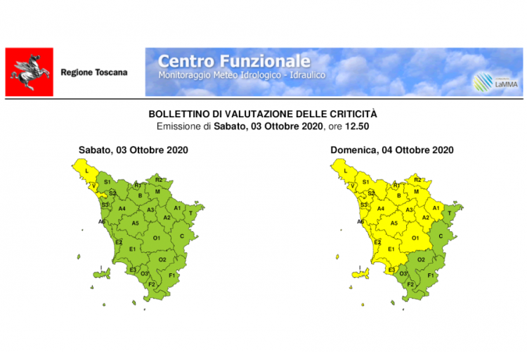 immagine grafica del bollettino meteo