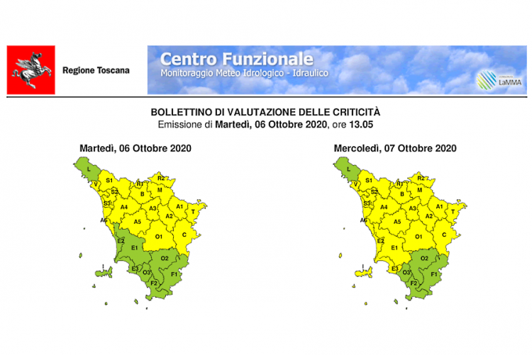 immagine grafica del bollettino meteo 