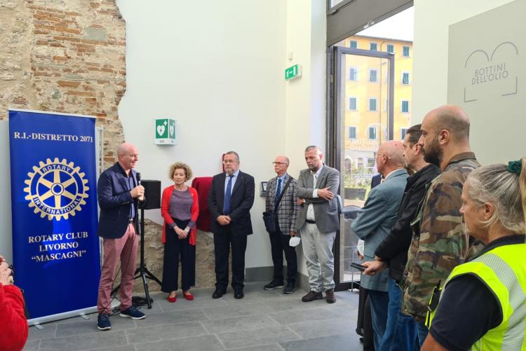 nella foto, un momento della cerimonia