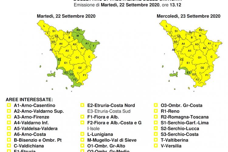 Bollettino del 22 settembre 2020