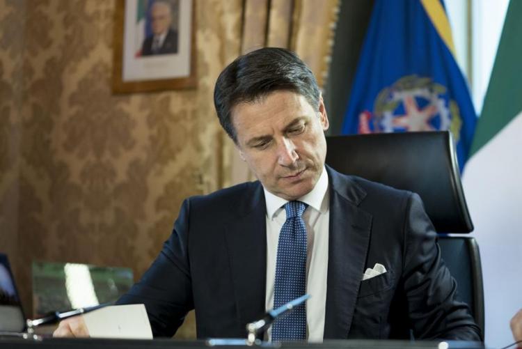 Immagine del presidente Conte