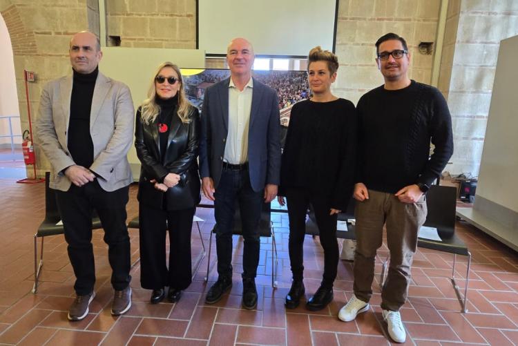 nella foto un momento della conferenza stampa di presentazione del tema di Effetto Venezia 2025