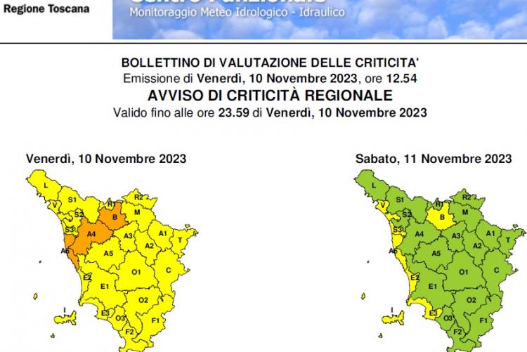 Il bollettino del 10 novembre