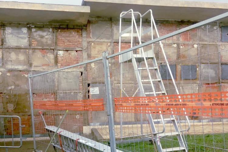 Foto del cantiere