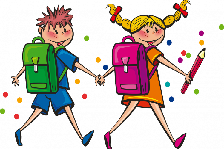 nella foto di opencliprt-vectors da Pixabay, due bambini