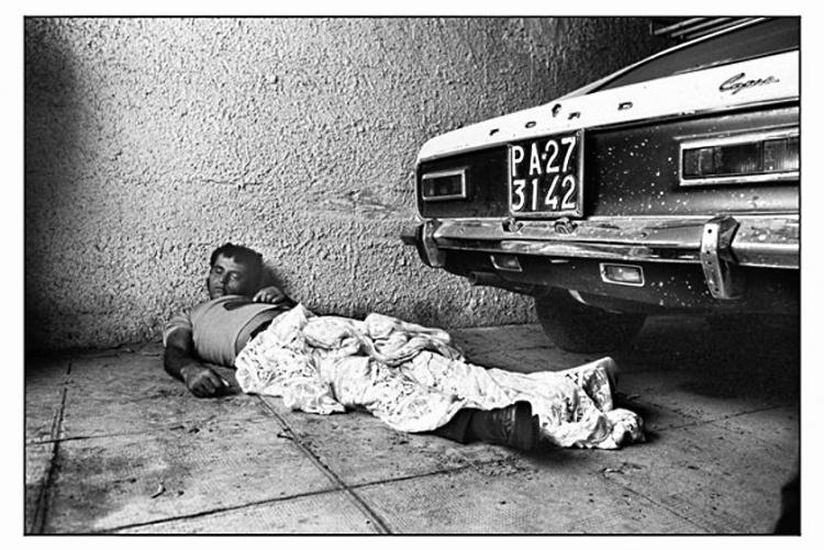 Una foto scattata da Letizia Battaglia 
