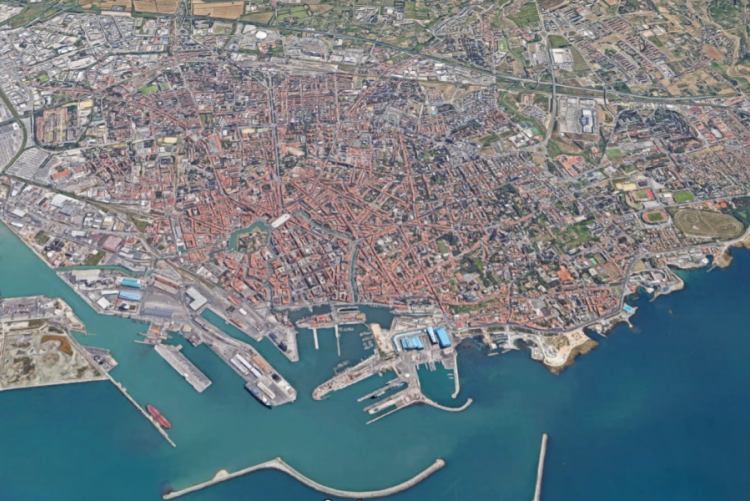 immagine di Livorno dall'alto