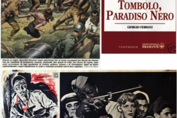 nella foto, locandine di film