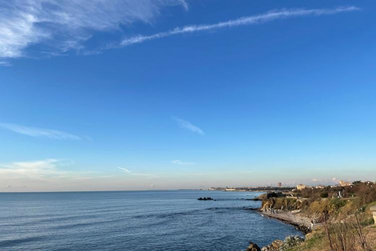 foto del litorale di Livorno zona Antignano