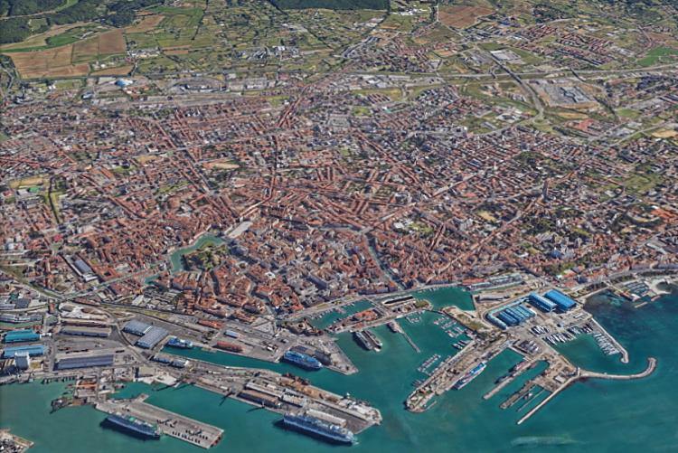 Foto di Livorno vista dall'alto