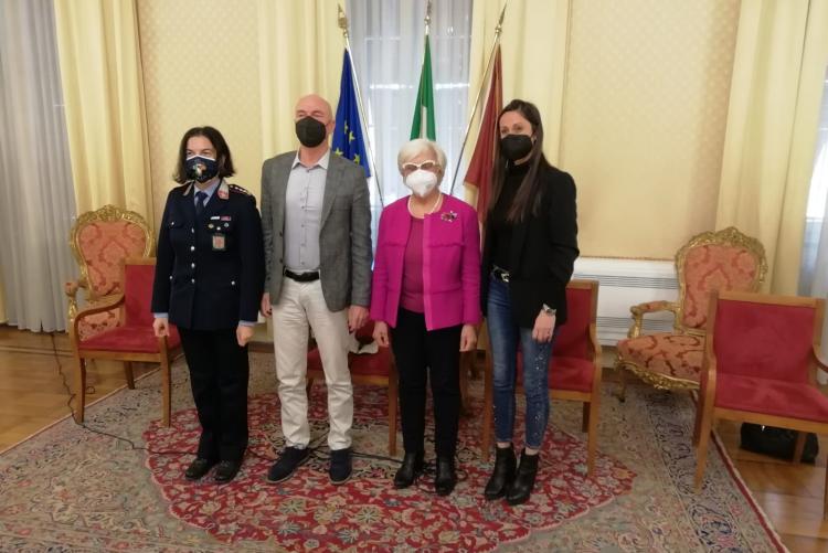 foto del momento della presentazione della Garante degli Animali alla città
