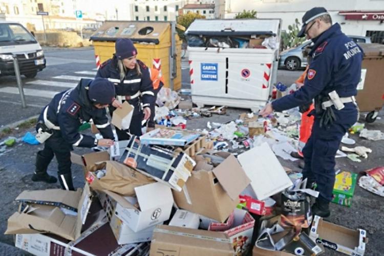 Foto della Polizia Municipale sugli Scali del Pontino 