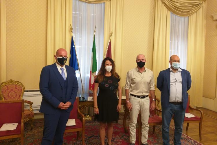 foto di un momento della presentazione della kermesse