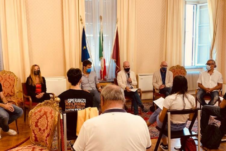 Foto della presentazione dell'iniziativa