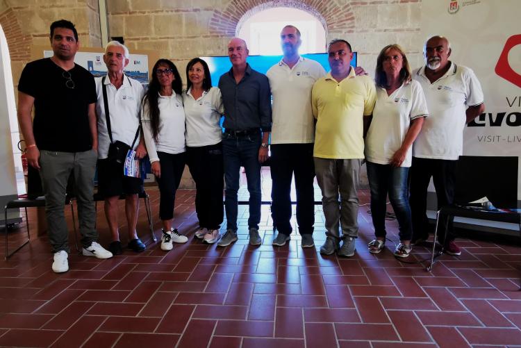 nella foto, un momento della presentazione del Palio Marinaro