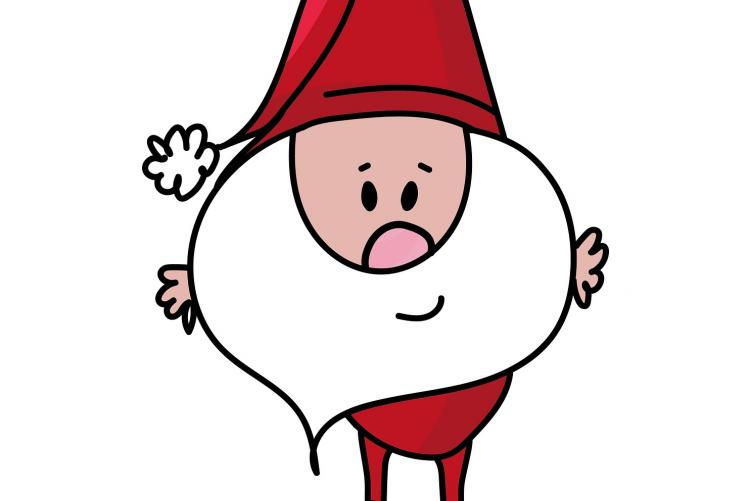 nell'immagine Babbo Natale, foto di Alexandra Koch da Pixabay