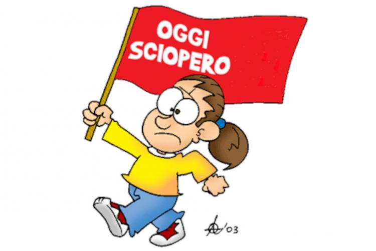 Disegno di uno scioperante