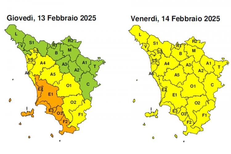 Il bollettino del 13 febbraio