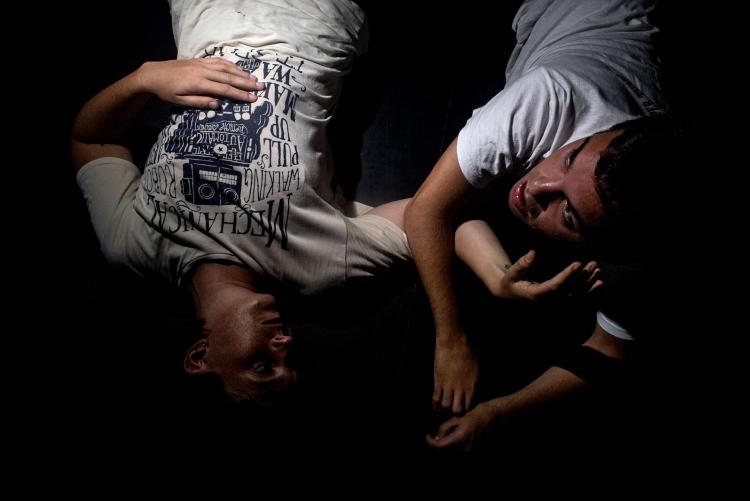 nella foto, un momento dello spettacolo foto di Martino Chiti