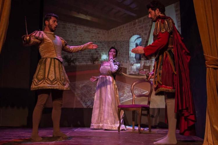 un momento dell'opera nella sua prima rappresentazione