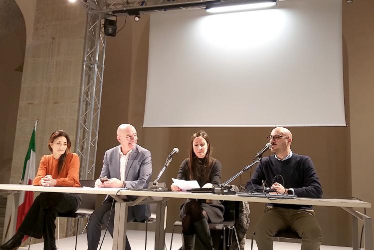 nella foto, un momento della conferenza stampa