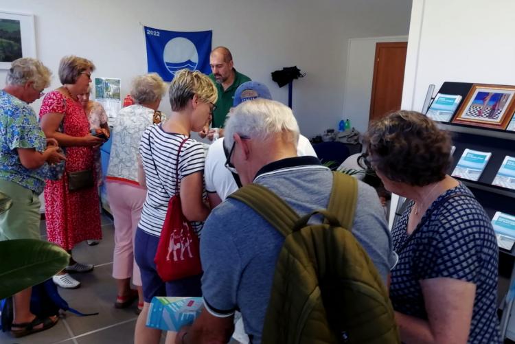 nella foto, il nuovo ufficio informazione e accoglienza turistica