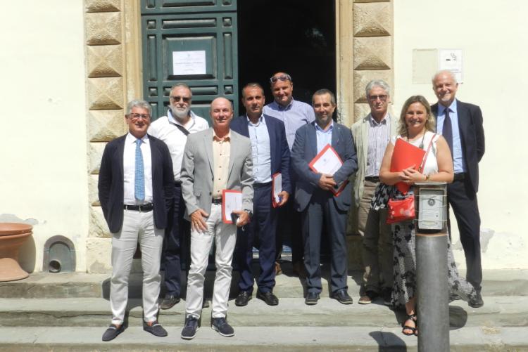 Immagine dell'incontro a Villa Letizia 