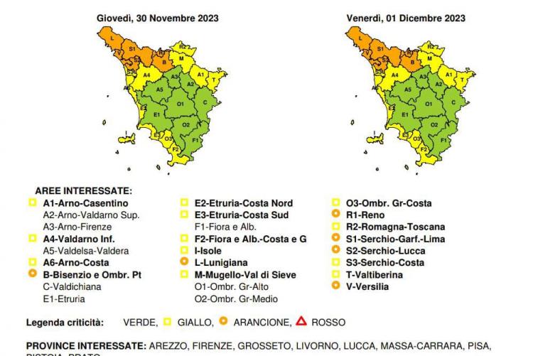 Il bollettino del 30 novembre