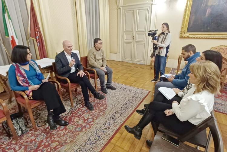 Foto della conferenza stampa