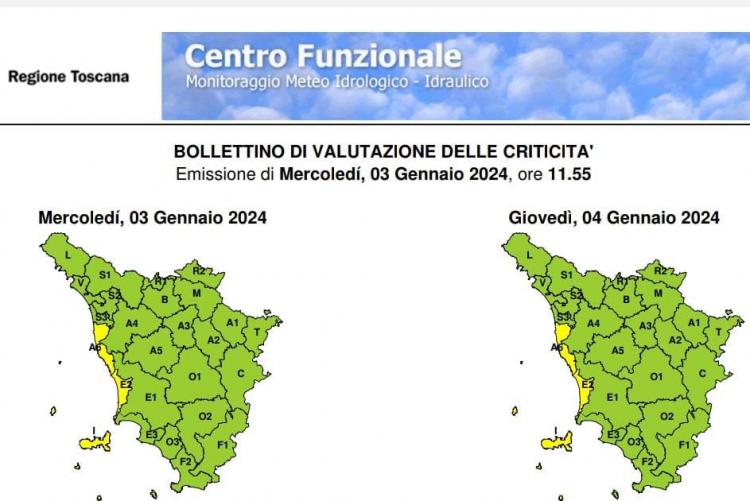 Il bollettino del 3 gennaio