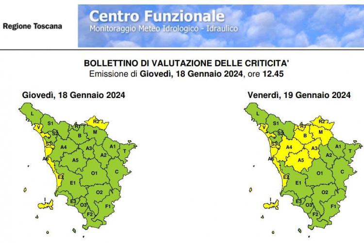Il bollettino del 18 gennaio 