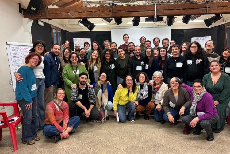foto di gruppo durante i lavori che hanno sancito la nascita della rete nazionale dei Centri Antidiscriminazione