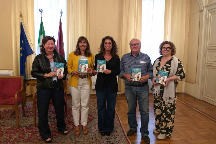 Da sinistra Paola Carletti, Caterina Tocchini, Annalisa Centelli, Mario Pozzi e Angela Lizza