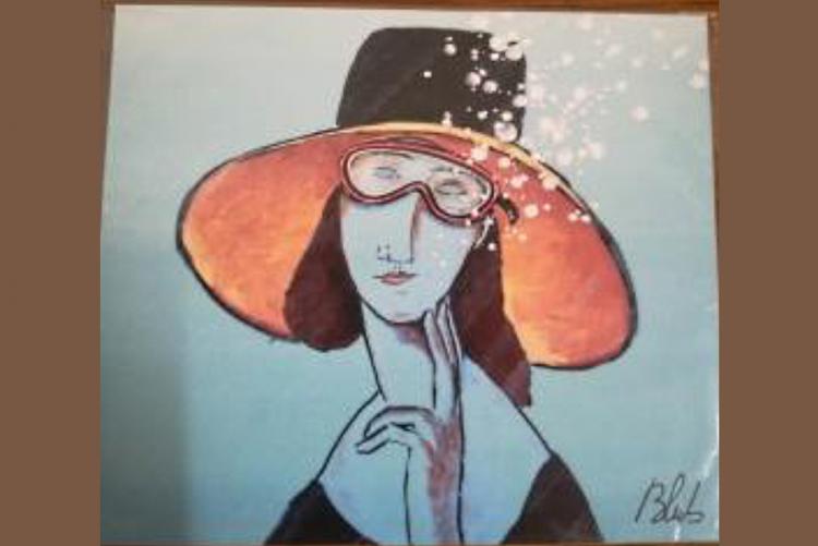 immagine di un disegno di modigliani
